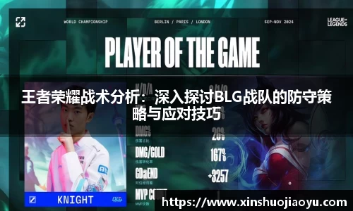 王者荣耀战术分析：深入探讨BLG战队的防守策略与应对技巧
